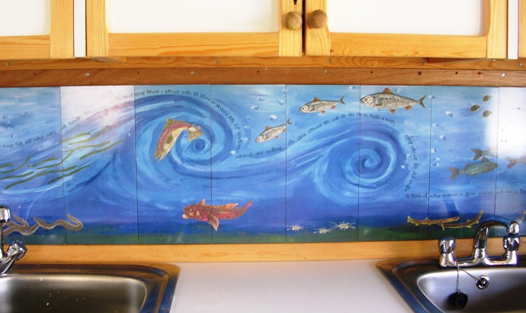 Bespoke Ceramic Tile Mural SadlerGreen